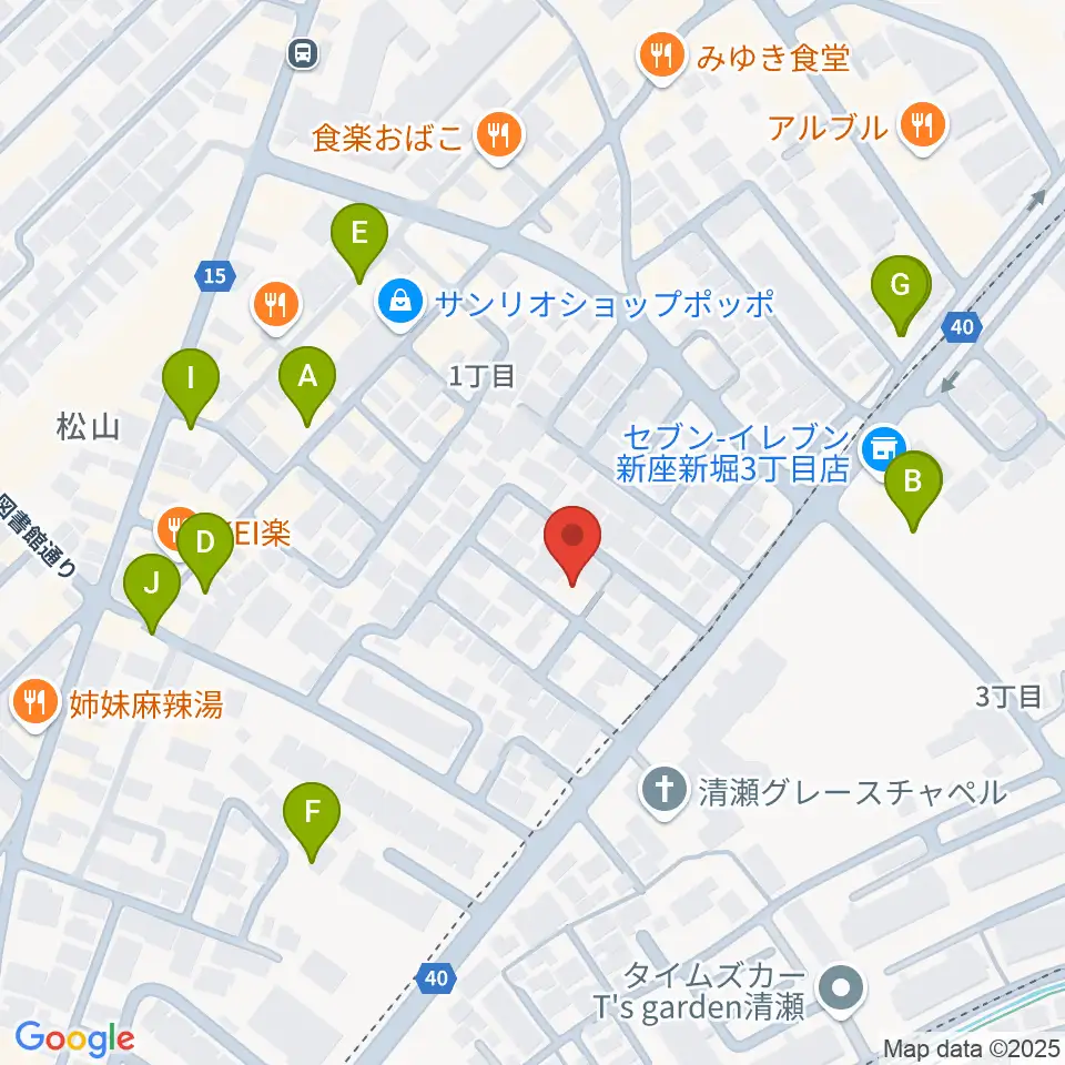 Studio Win周辺の駐車場・コインパーキング一覧地図