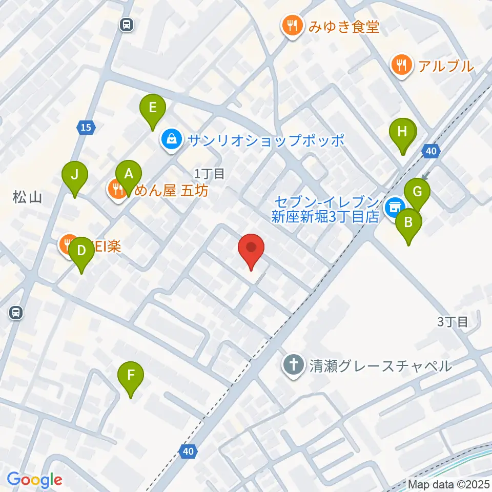 Studio Win周辺の駐車場・コインパーキング一覧地図