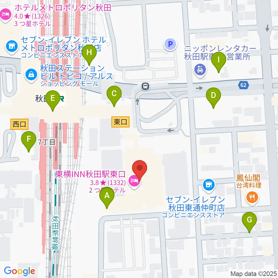 AL☆VEシアター周辺の駐車場・コインパーキング一覧地図