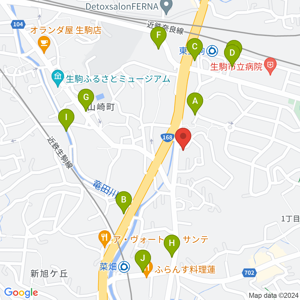 ZICO STUDIO周辺の駐車場・コインパーキング一覧地図