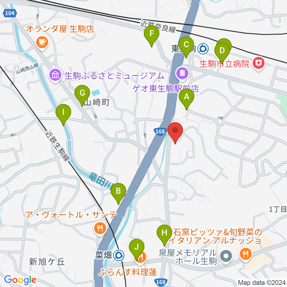 ZICO STUDIO周辺の駐車場・コインパーキング一覧地図