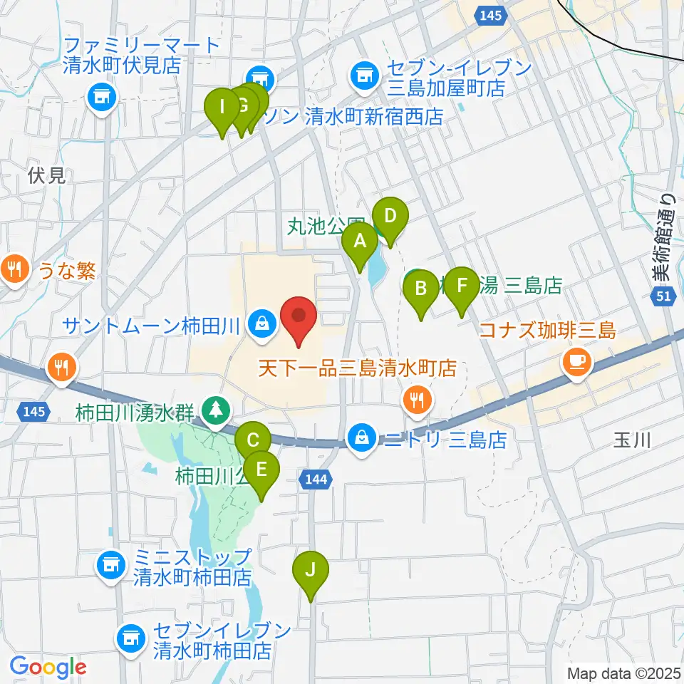 シネプラザサントムーン周辺の駐車場・コインパーキング一覧地図