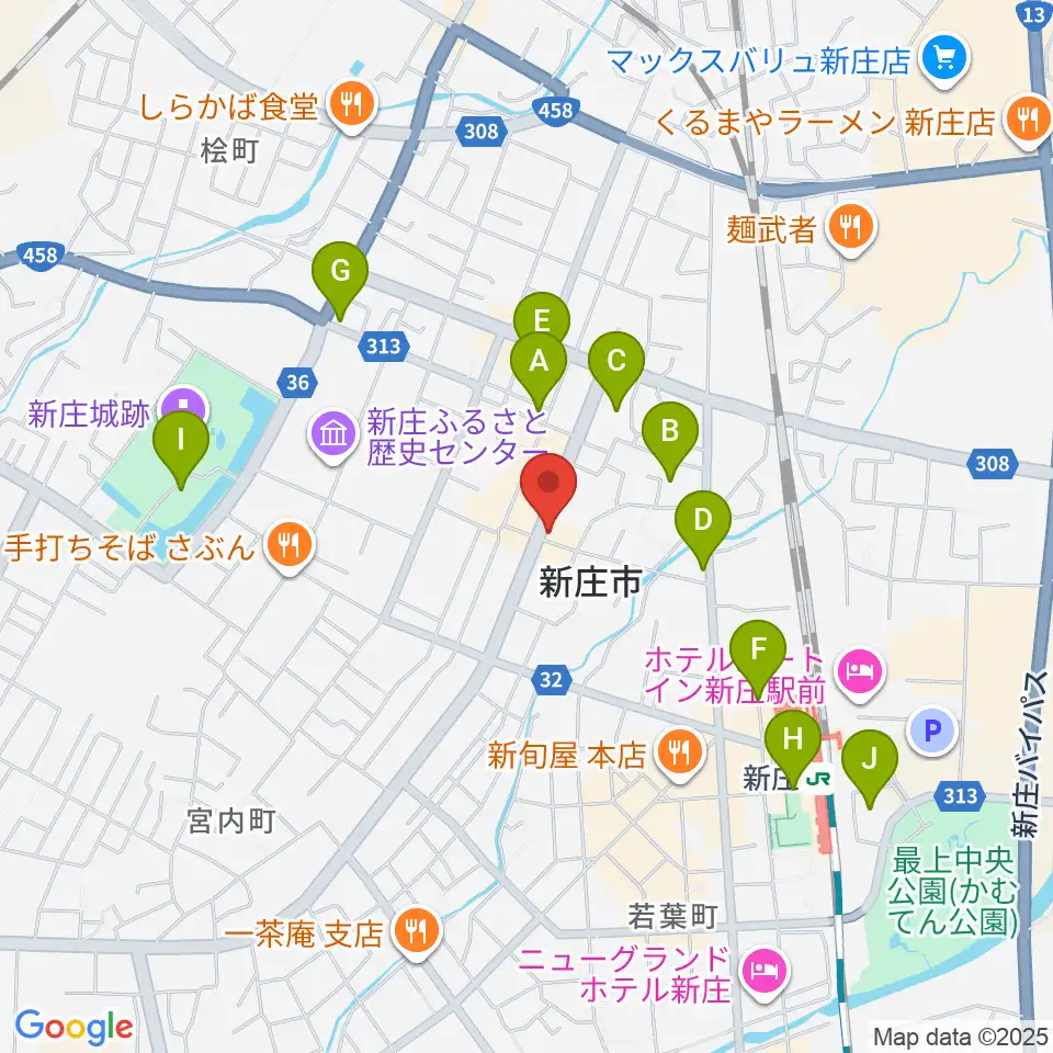 あすラジ周辺の駐車場・コインパーキング一覧地図