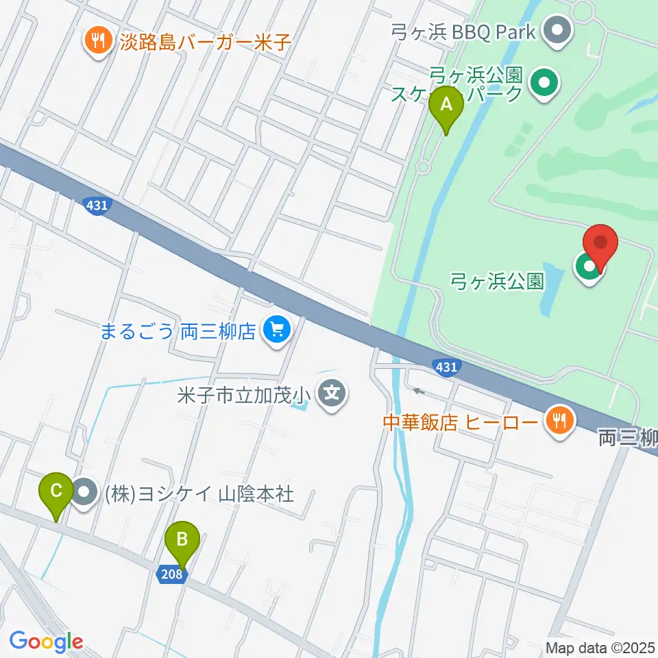 鳥取県立武道館周辺の駐車場・コインパーキング一覧地図