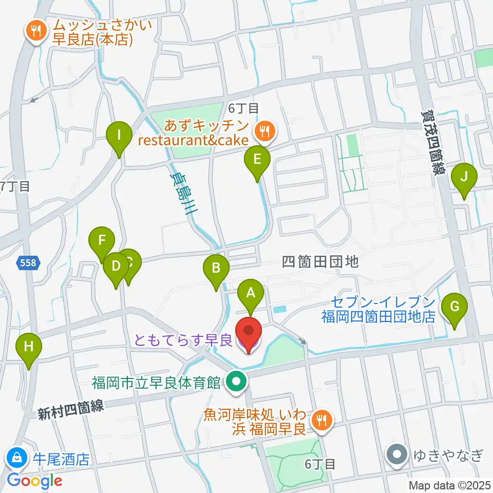 ともてらす早良周辺の駐車場・コインパーキング一覧地図