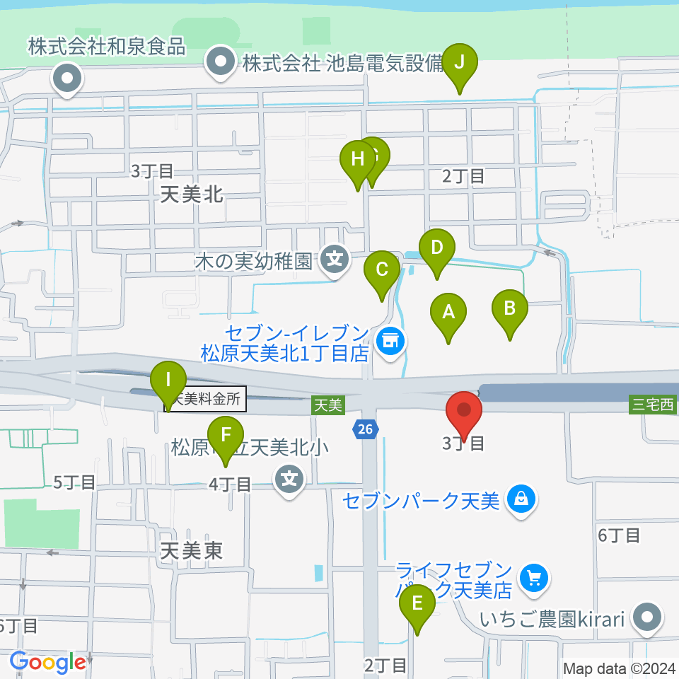 TOHOシネマズ セブンパーク天美周辺の駐車場・コインパーキング一覧地図