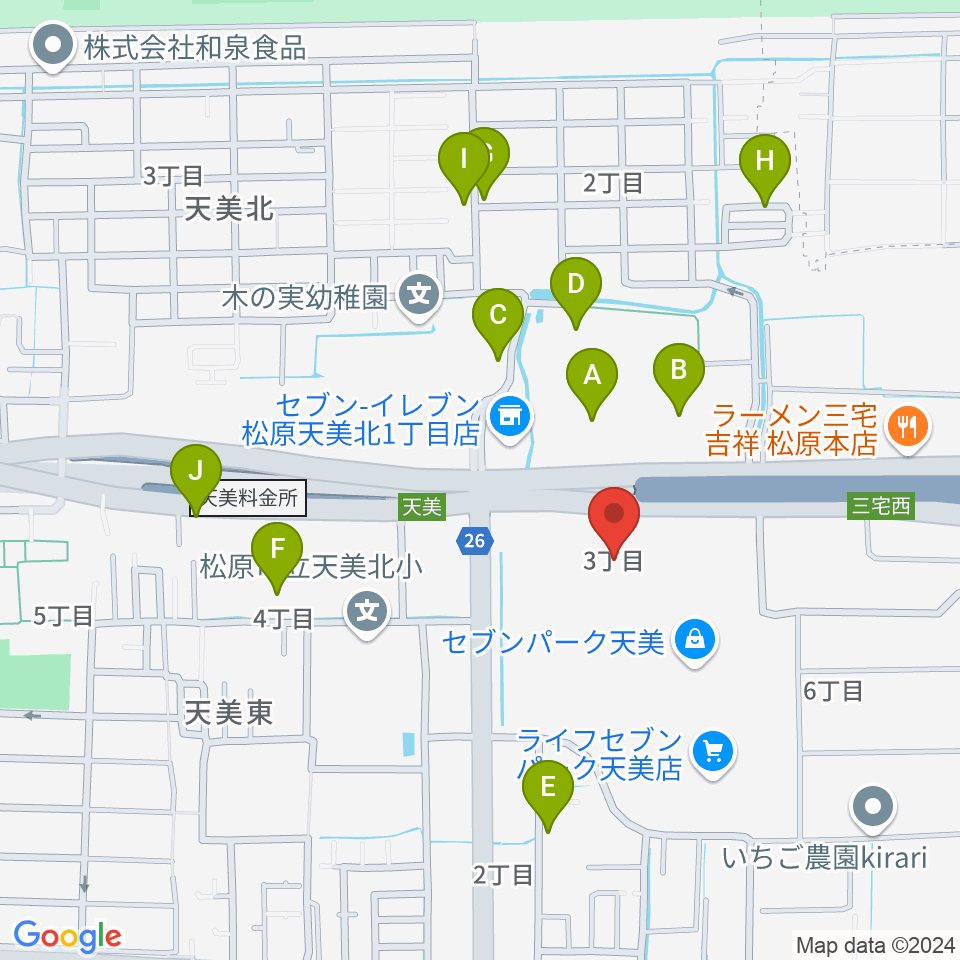 TOHOシネマズ セブンパーク天美周辺の駐車場・コインパーキング一覧地図