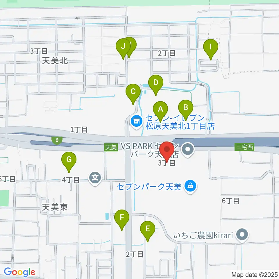 TOHOシネマズ セブンパーク天美周辺の駐車場・コインパーキング一覧地図