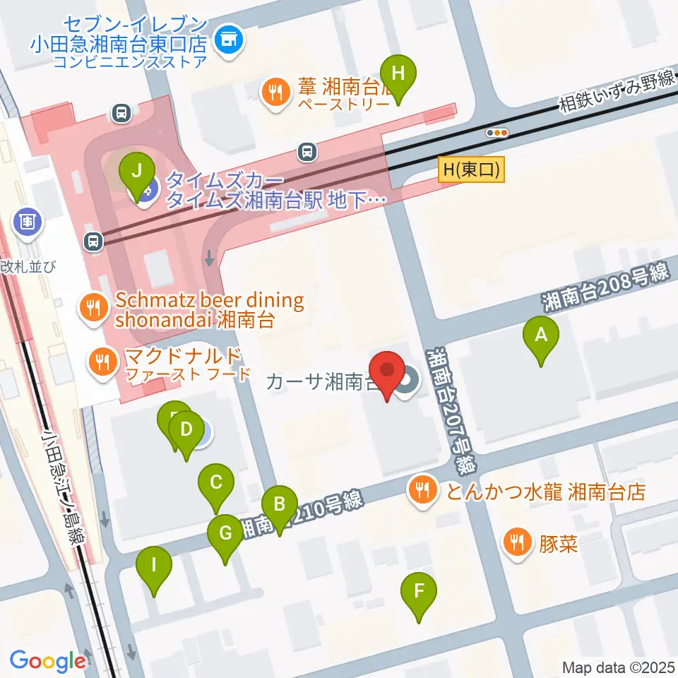 STUDIO JAMJAM周辺の駐車場・コインパーキング一覧地図
