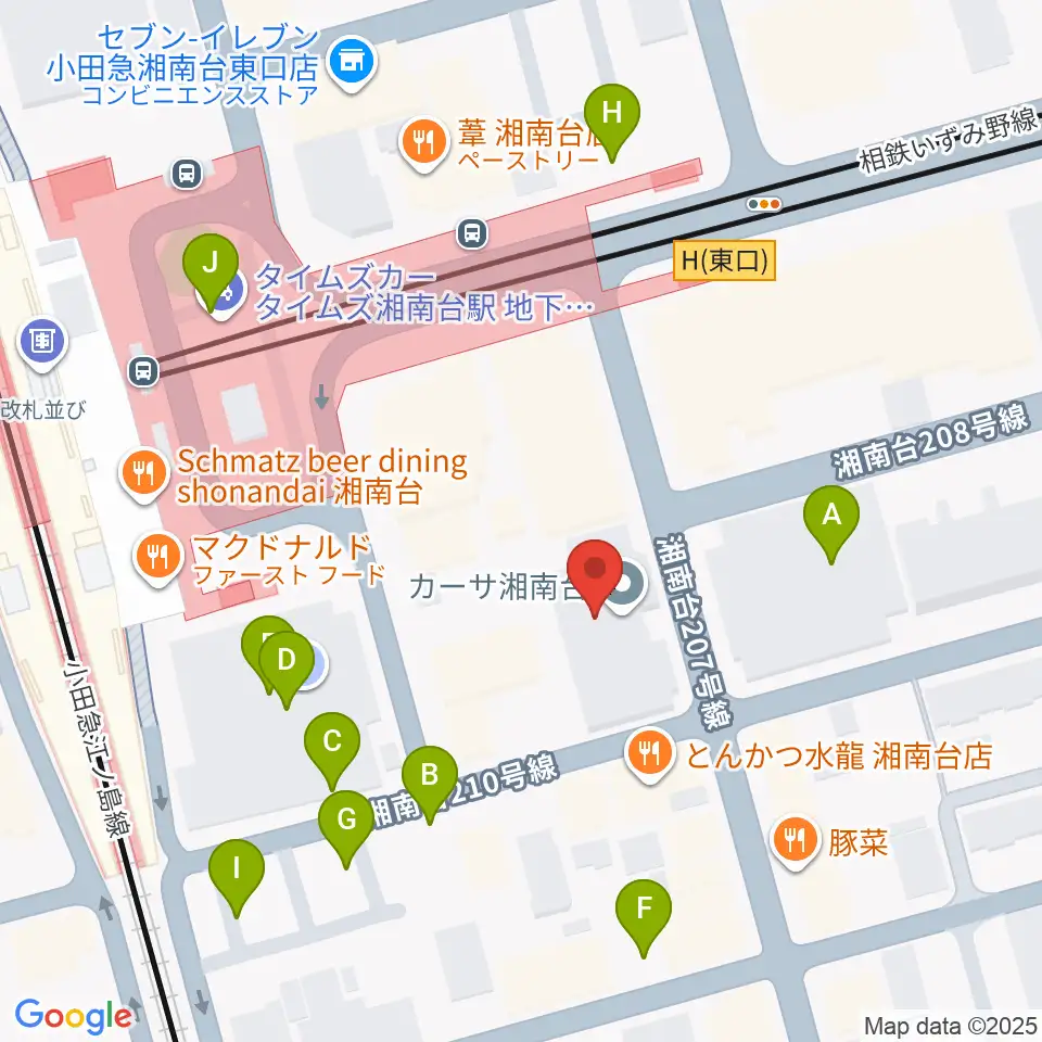 STUDIO JAMJAM周辺の駐車場・コインパーキング一覧地図