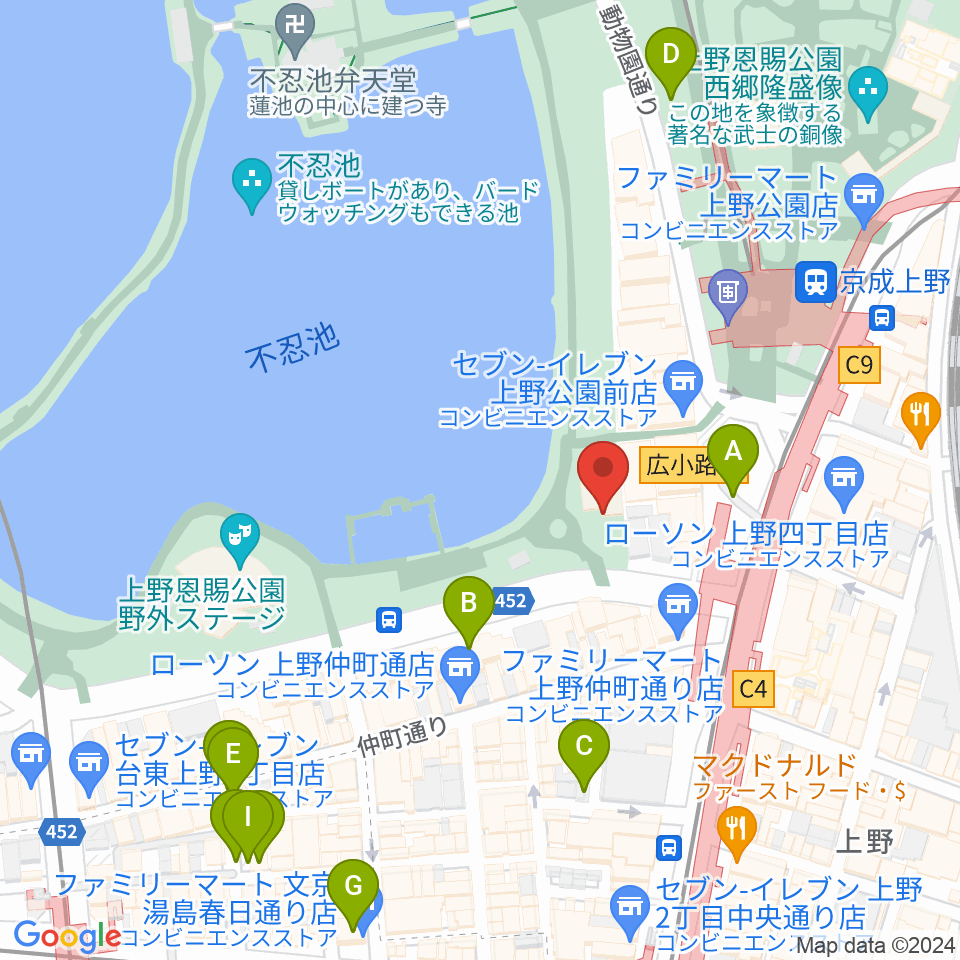 下町風俗資料館周辺の駐車場・コインパーキング一覧地図