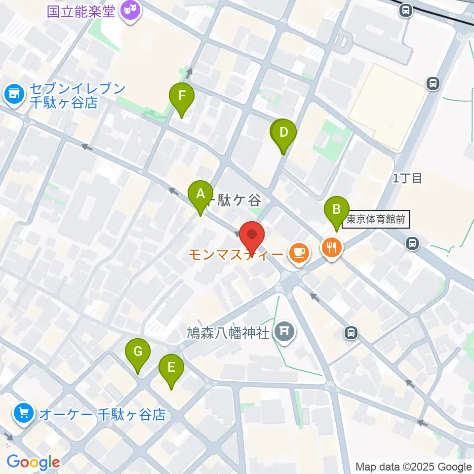 トライアンフスタジオ周辺の駐車場・コインパーキング一覧地図