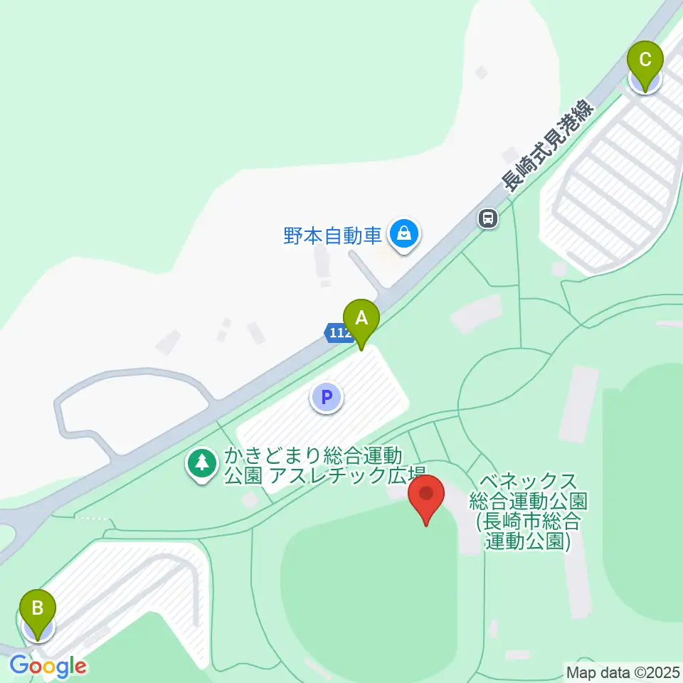 SUNボールパークかきどまり周辺の駐車場・コインパーキング一覧地図