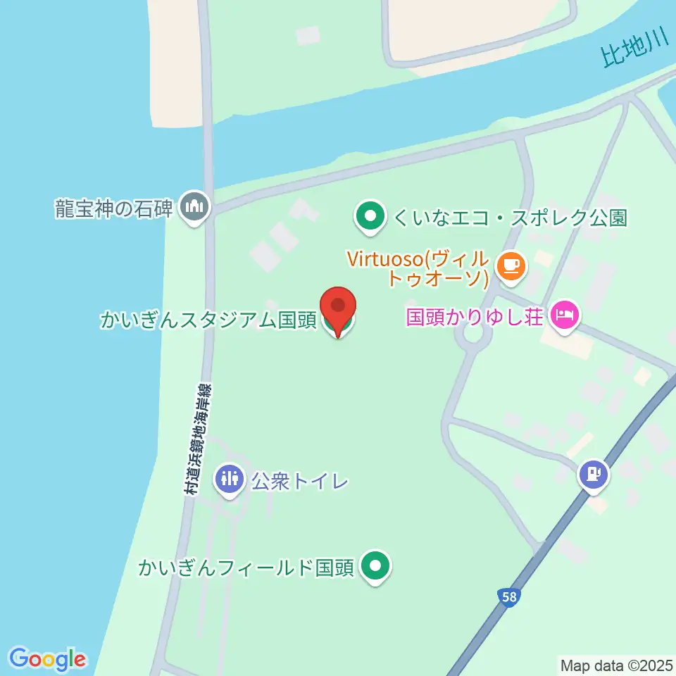 かいぎんスタジアム国頭周辺の駐車場・コインパーキング一覧地図