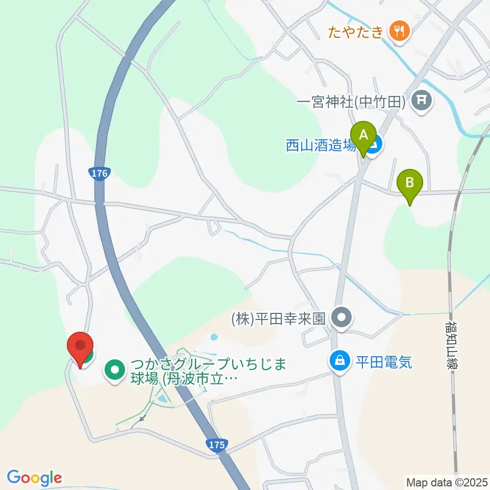 つかさグループいちじま球場周辺の駐車場・コインパーキング一覧地図