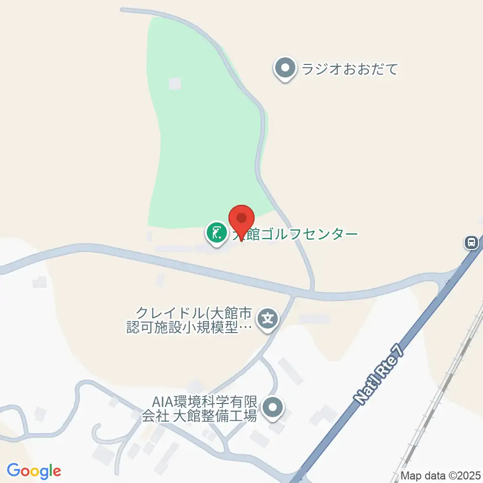 FMラジオおおだて周辺の駐車場・コインパーキング一覧地図