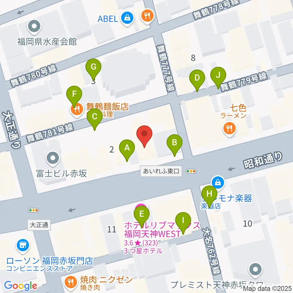 中央録音システム周辺の駐車場・コインパーキング一覧地図