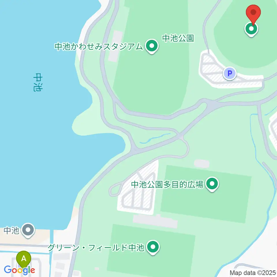 河上薬品スタジアム周辺の駐車場・コインパーキング一覧地図