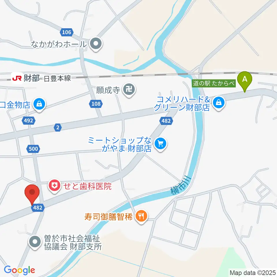 財部きらめきセンター周辺の駐車場・コインパーキング一覧地図