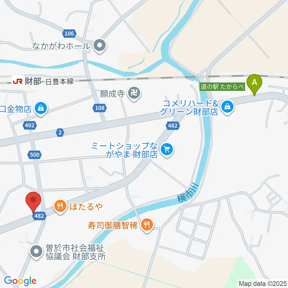 財部きらめきセンター周辺の駐車場・コインパーキング一覧地図
