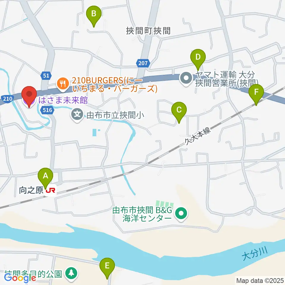 はさま未来館DENKENホール周辺の駐車場・コインパーキング一覧地図