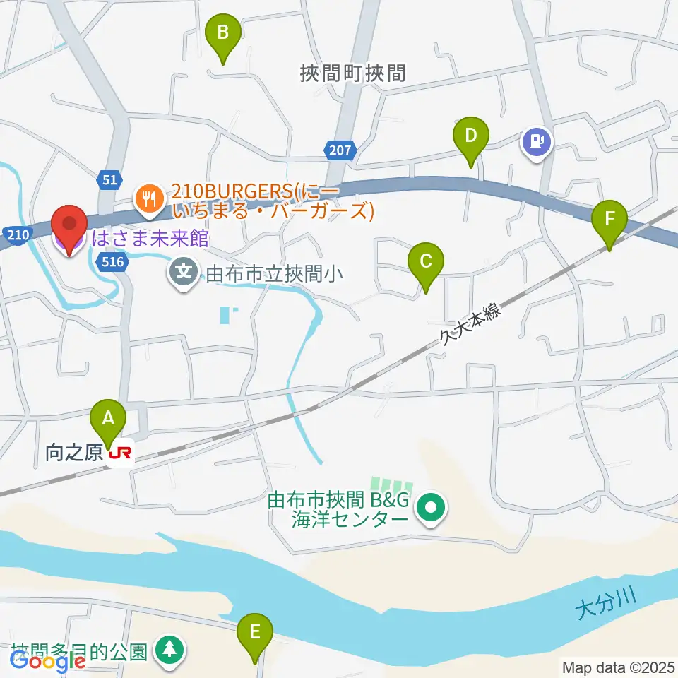 はさま未来館DENKENホール周辺の駐車場・コインパーキング一覧地図