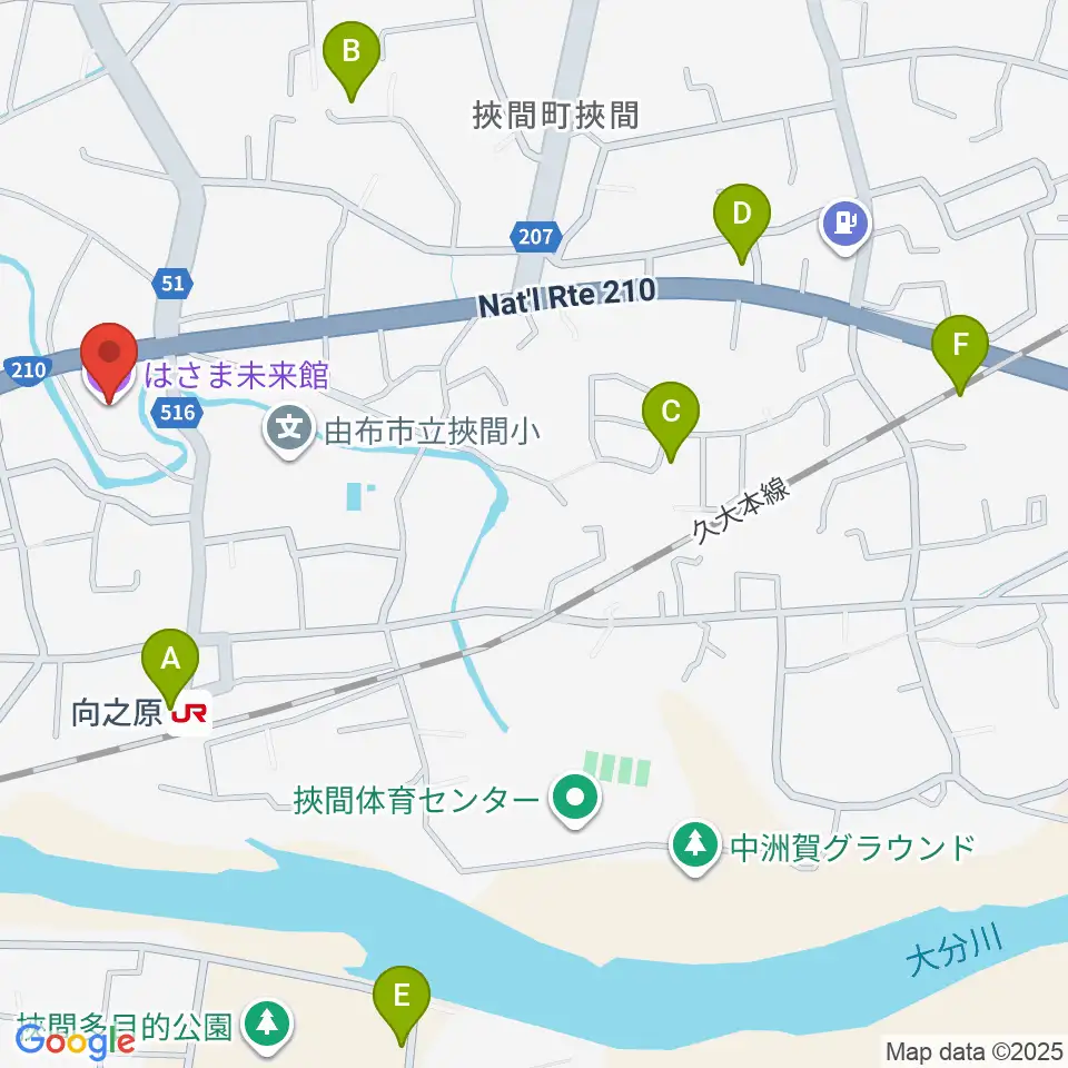 はさま未来館DENKENホール周辺の駐車場・コインパーキング一覧地図