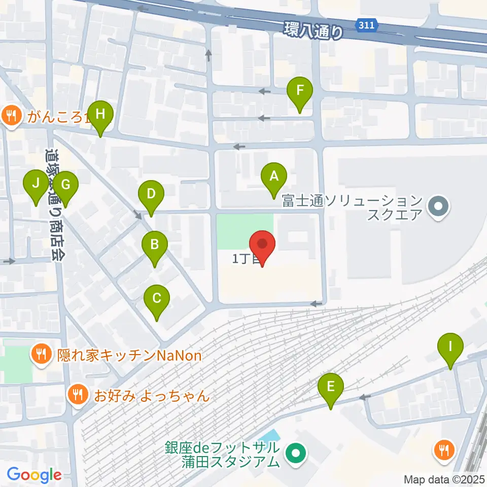 カムカム新蒲田周辺の駐車場・コインパーキング一覧地図