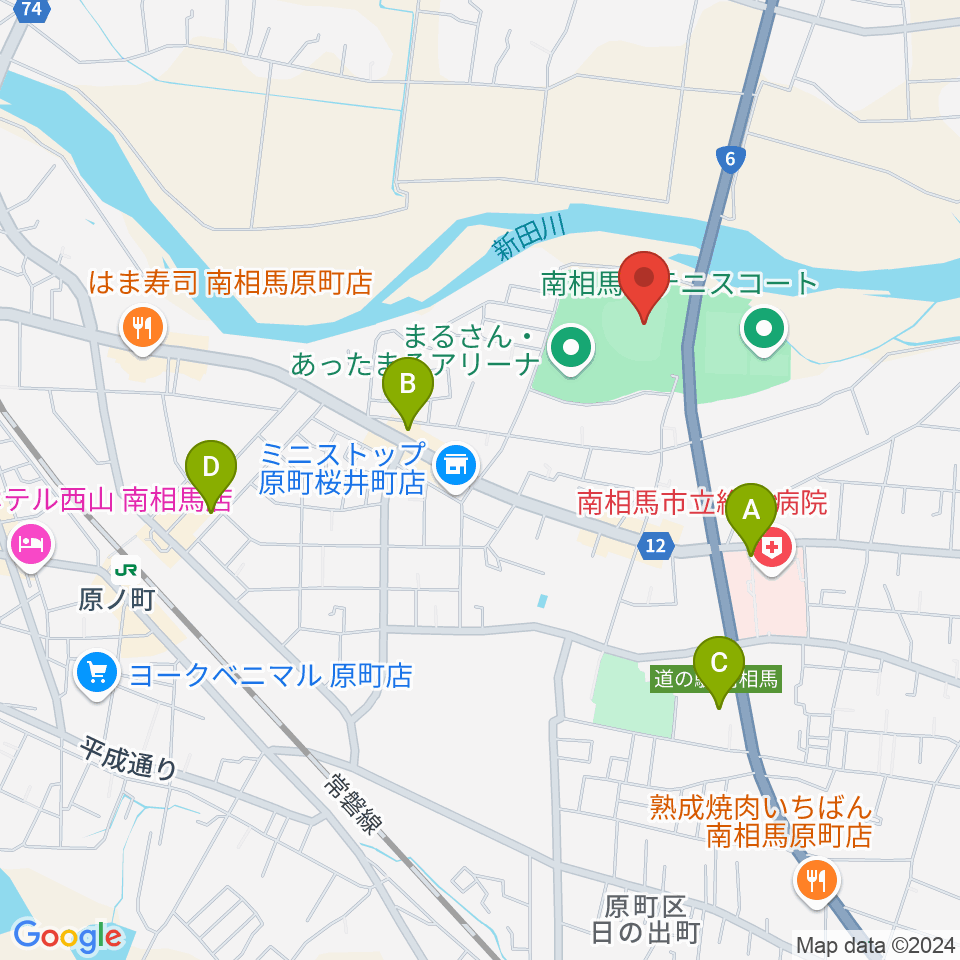 まるさん・あったまるスタジアム周辺の駐車場・コインパーキング一覧地図