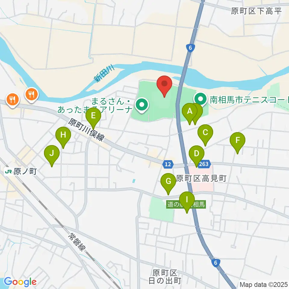 まるさん・あったまるスタジアム周辺の駐車場・コインパーキング一覧地図