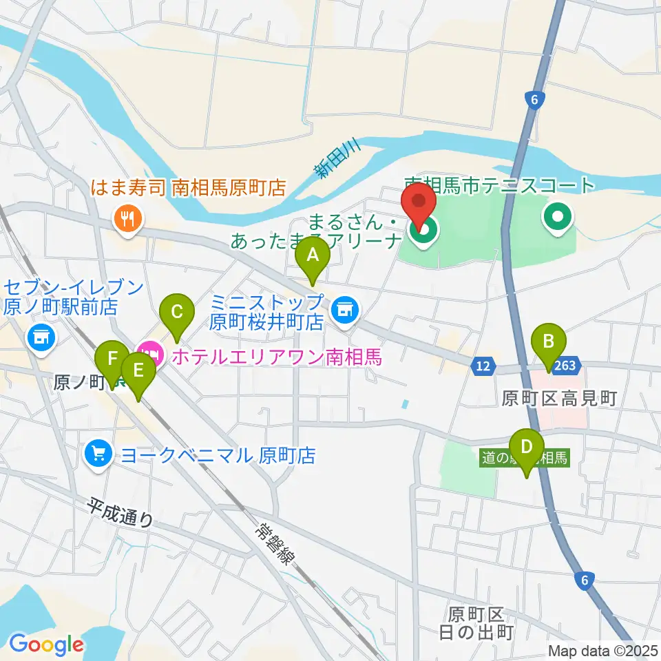 まるさん・あったまるアリーナ周辺の駐車場・コインパーキング一覧地図