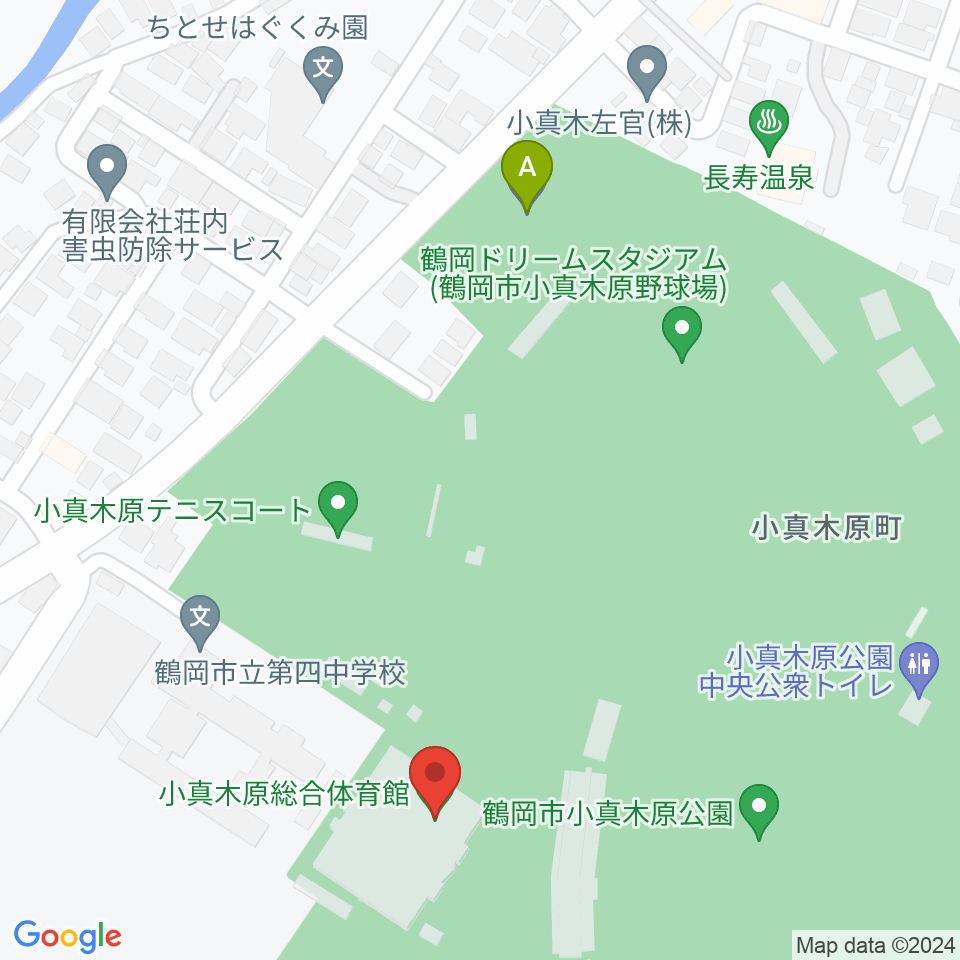 小真木原総合体育館周辺の駐車場・コインパーキング一覧地図
