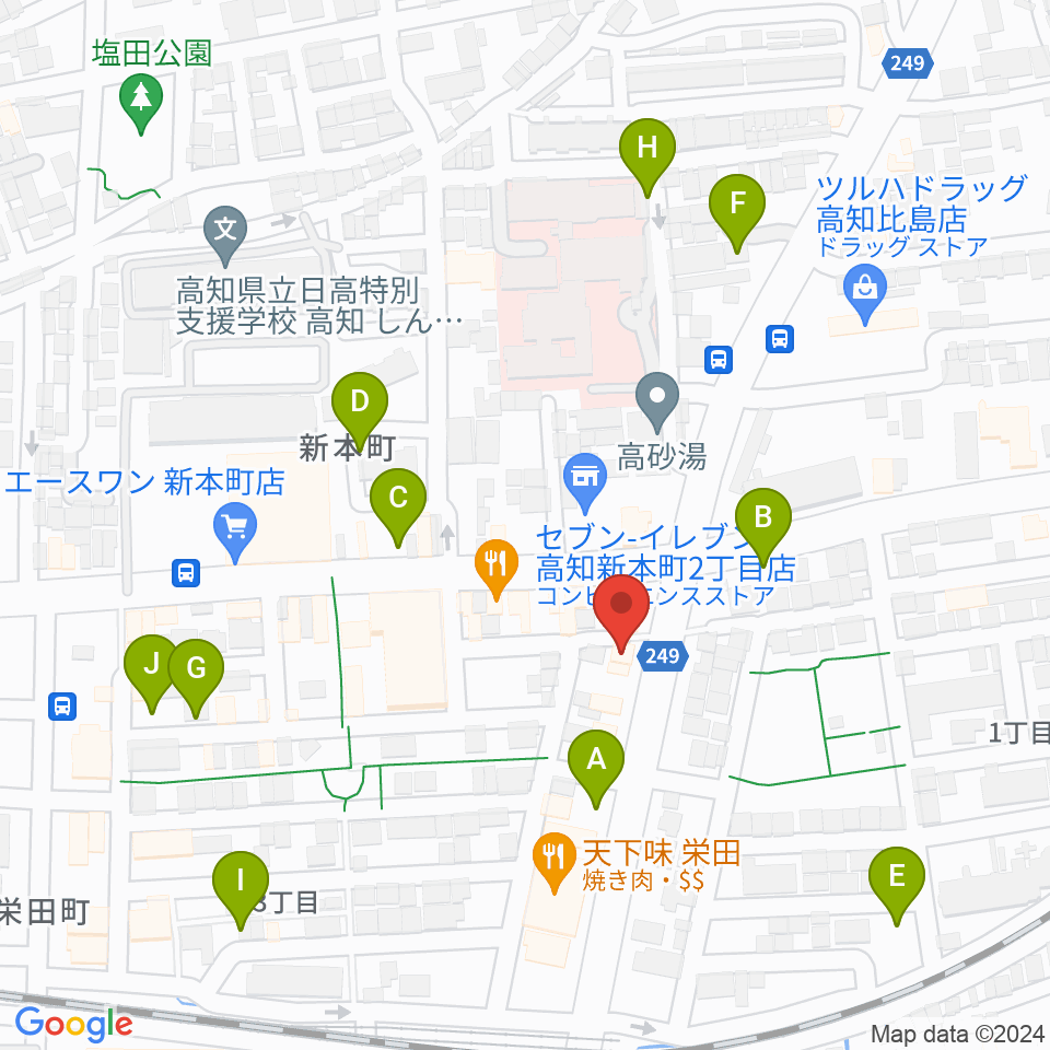 プレイヤーズラボ周辺の駐車場・コインパーキング一覧地図