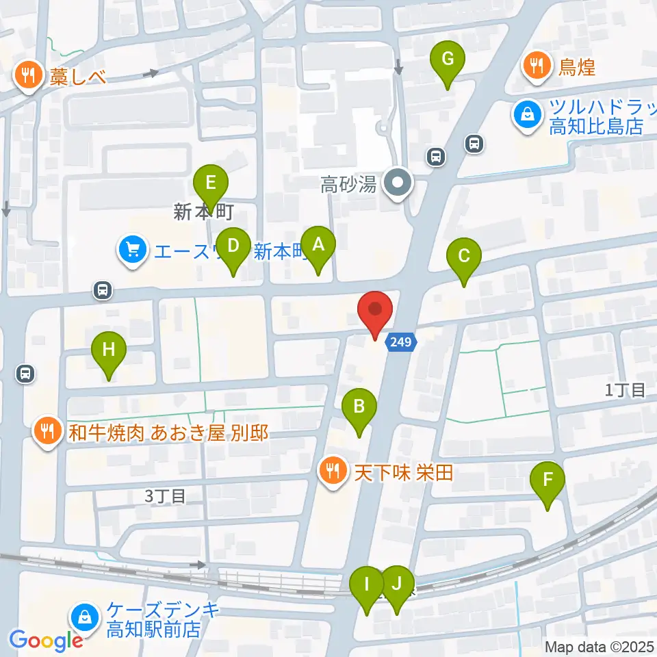 プレイヤーズラボ周辺の駐車場・コインパーキング一覧地図
