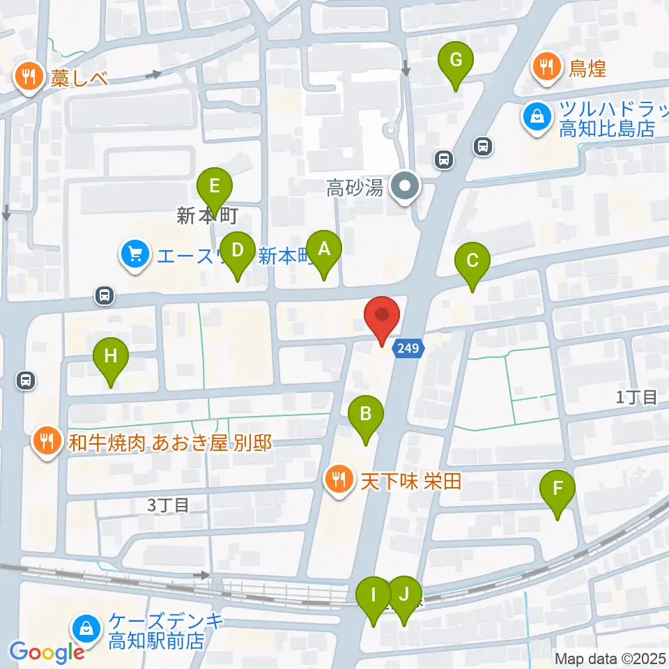 プレイヤーズラボ周辺の駐車場・コインパーキング一覧地図