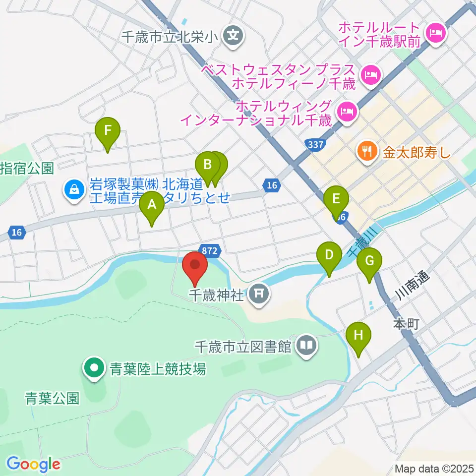 ダイナックスアリーナ周辺の駐車場・コインパーキング一覧地図