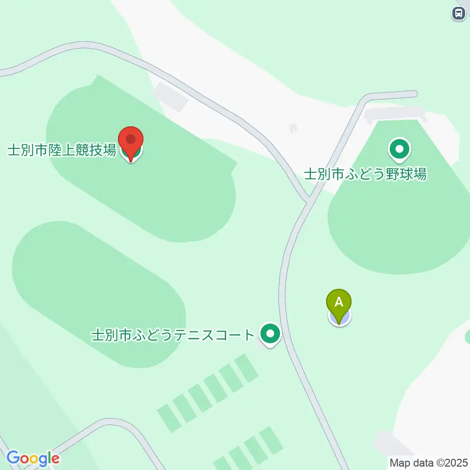 士別市陸上競技場周辺の駐車場・コインパーキング一覧地図