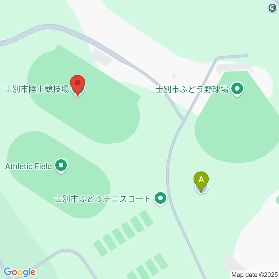 士別市陸上競技場周辺の駐車場・コインパーキング一覧地図