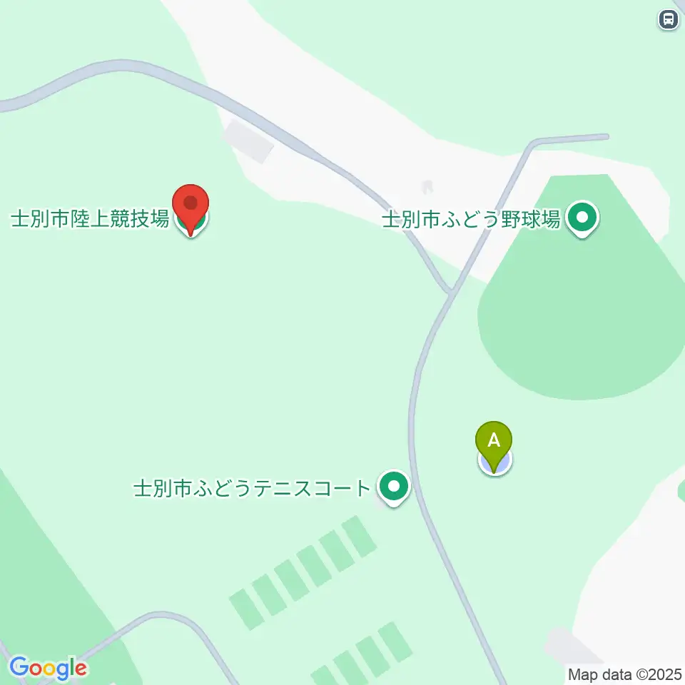 士別市陸上競技場周辺の駐車場・コインパーキング一覧地図