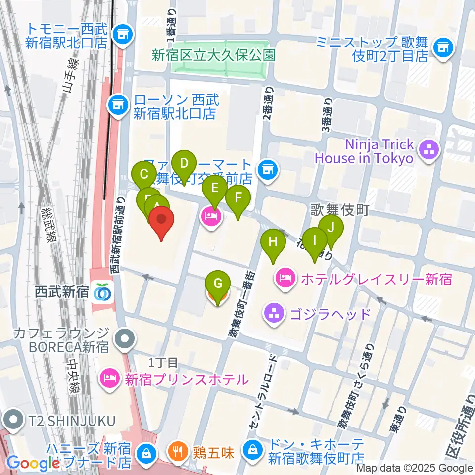シアターミラノ座周辺の駐車場・コインパーキング一覧地図