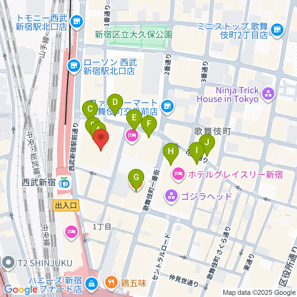 シアターミラノ座周辺の駐車場・コインパーキング一覧地図