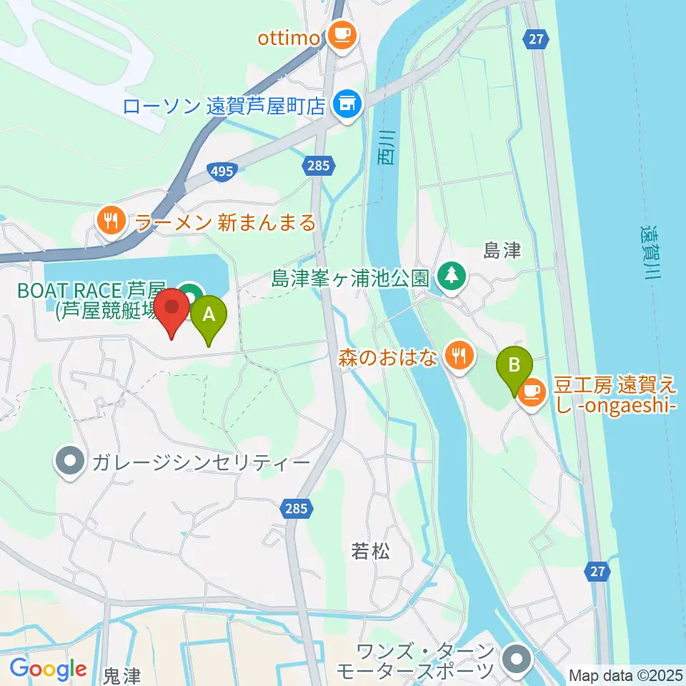 あしや夢リアホール周辺の駐車場・コインパーキング一覧地図