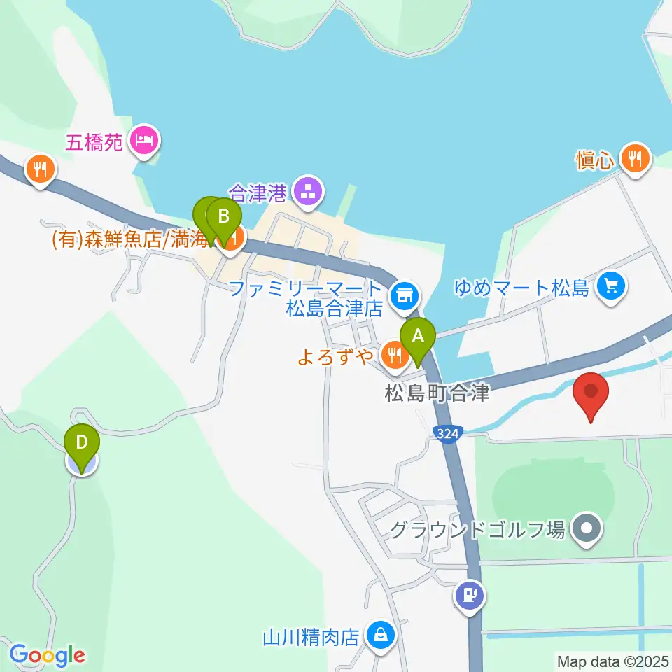 上天草市松島総合センターアロマ周辺の駐車場・コインパーキング一覧地図