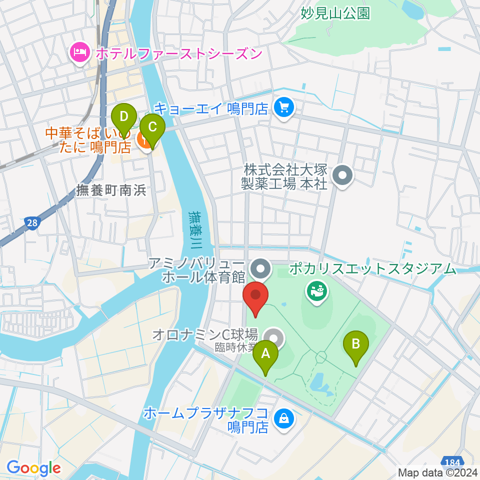 ソイジョイ武道館周辺の駐車場・コインパーキング一覧地図