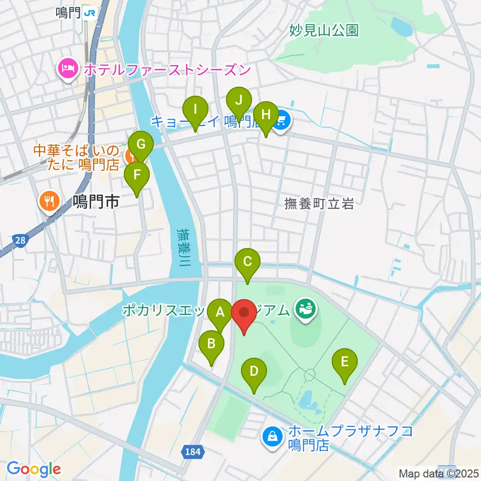 ソイジョイ武道館周辺の駐車場・コインパーキング一覧地図