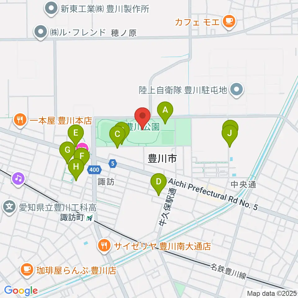OKAKENアスリートフィールド周辺の駐車場・コインパーキング一覧地図