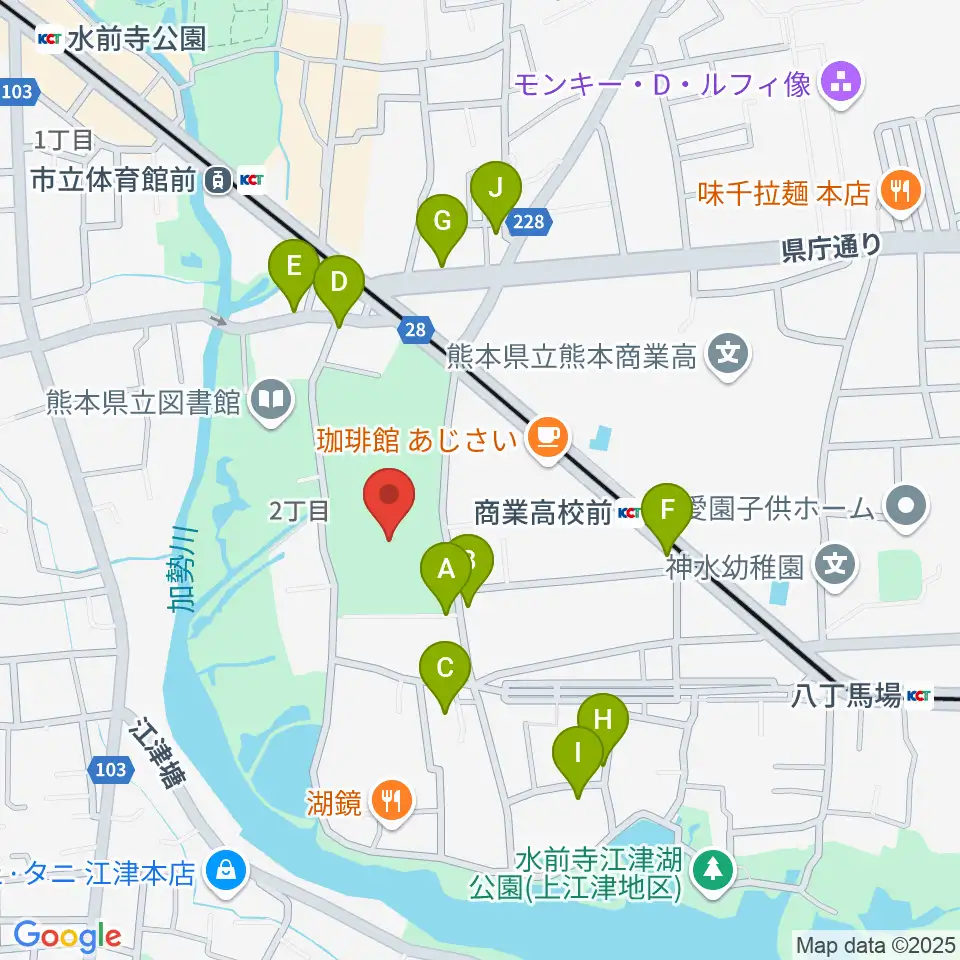 ナースパワーアリーナ周辺の駐車場・コインパーキング一覧地図