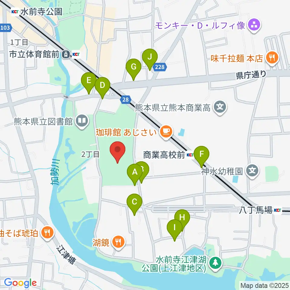 ナースパワーアリーナ周辺の駐車場・コインパーキング一覧地図