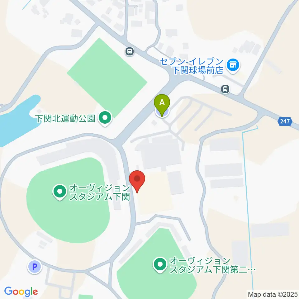 山口県立下関武道館周辺の駐車場・コインパーキング一覧地図