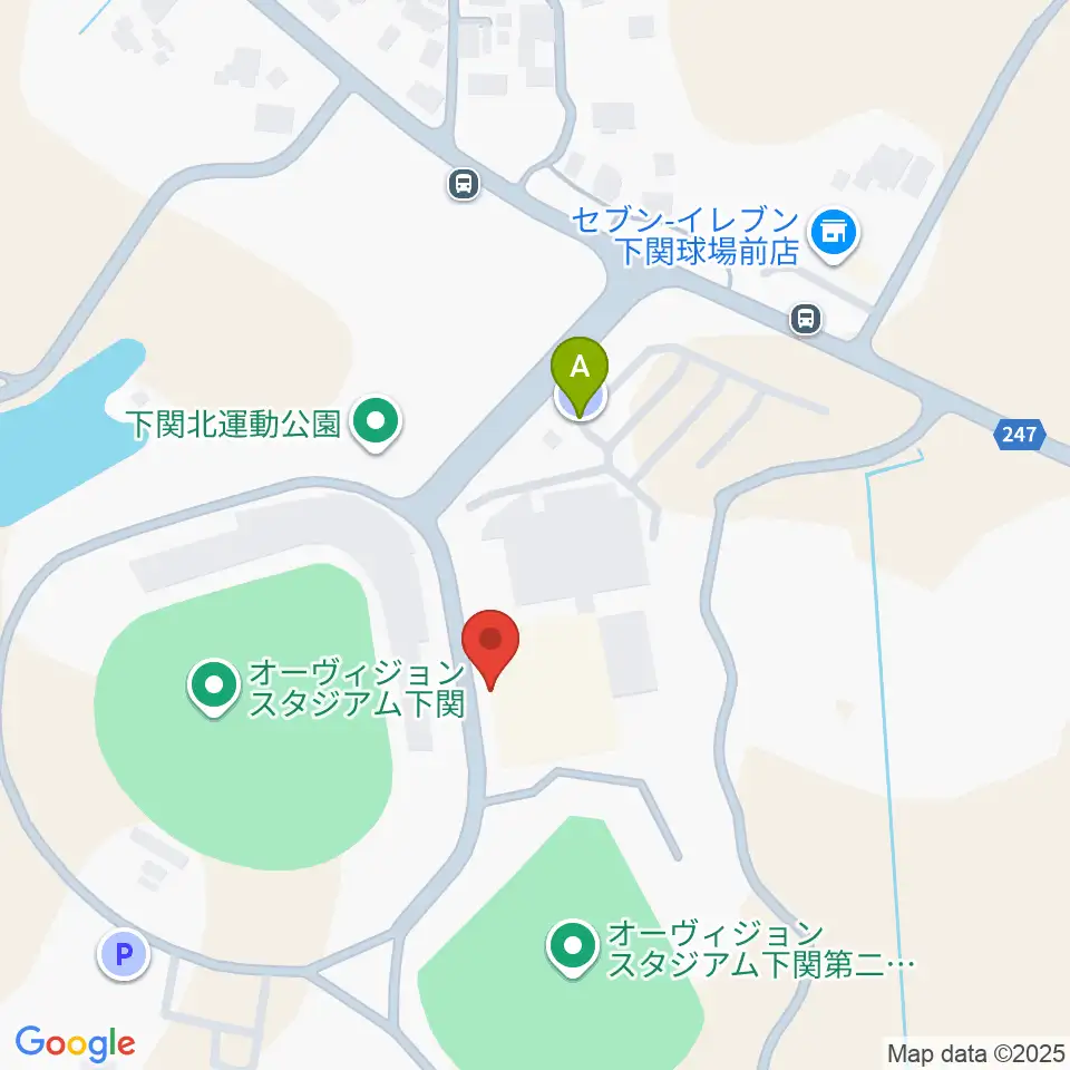 山口県立下関武道館周辺の駐車場・コインパーキング一覧地図